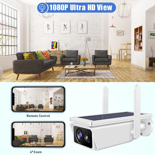 ACP 2050589 IP Камера за наблюдение Wi-Fi Full HD 1080p Водоустойчива с Двупосочна Комуникация и Обектив 3.6мм