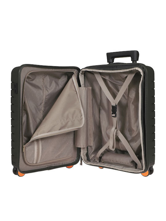 Bric's Milano Kabinenreisekoffer Weichschalen Olive mit 4 Räder Höhe 55cm
