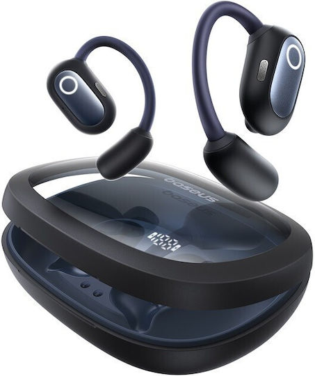 Baseus Eli Sport 1 PM20A Open Ear Bluetooth Handsfree Earphones with Sweat Resistance and Charging Case Cosmic Black