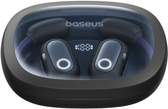 Baseus Eli Sport 1 PM20A Open Ear Bluetooth Handsfree Earphones with Sweat Resistance and Charging Case Cosmic Black