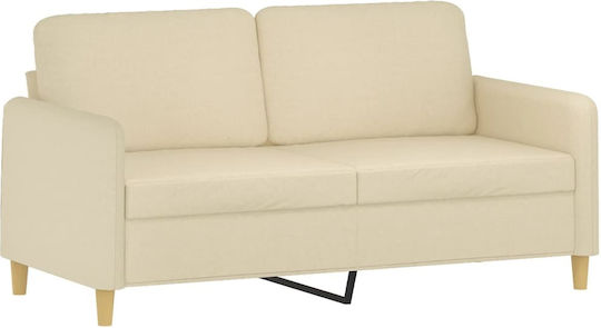 Living Room Furniture Set 2-Seater & 2-Seater & Stool Beige