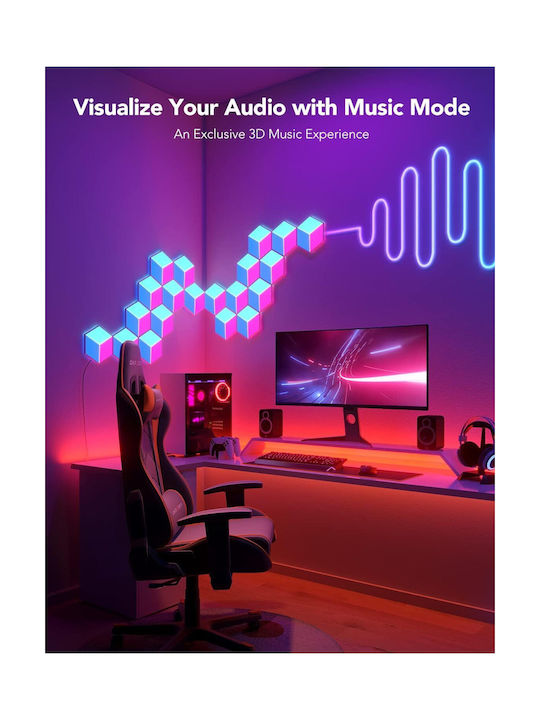 Govee Gaming Wall Glide Hexa Pro Light Panels 10pack H6066