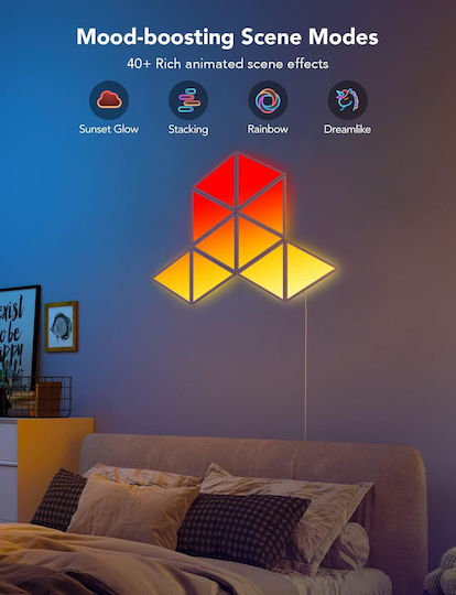 Govee Gaming Wall Glide Triangle Light Panels 10pack B6067