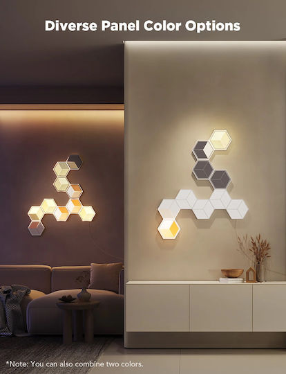 Govee Gaming Wall Glide Hexa Ultra Light Panels 7pcs Eu H606a