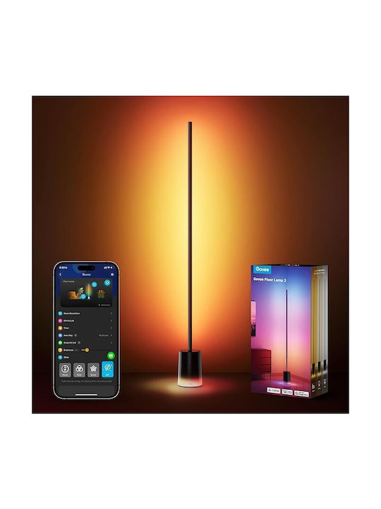 Govee Lamp Floor Smart Rgbicww Supports Matter Floor Lamp 2 Black