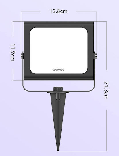 Govee Outdoor Led Rgbicww Smart Flood Lights 4pack H7060