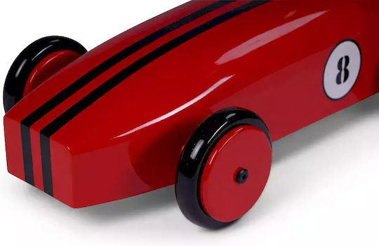 Holzminiaturauto Rot