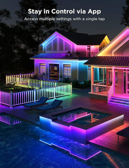 Govee Outdoor Led Strip Smart Rgbicww Wifi Bt Lights 10m Phant