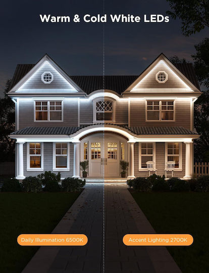 Govee Outdoor Led Strip Smart Rgbicww Wifi Bt Lights 10m Phant