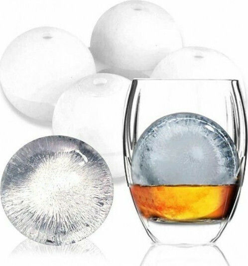 ACP Eiswürfelform Runde Kunststoff 4 Schlitze mit Deckel Transparent 2051333