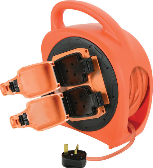 Mercury 2-gang W P Extension Reel 20.0m 429.880uk