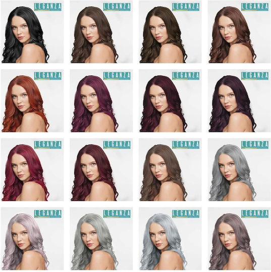 Rosa Impex Leganza Χρωμοσαμπουάν Χωρίς Αμμωνία 60 Rubious/κόκκινο Ρουμπινί 150ml