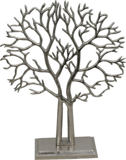 Decor Metalic Arborele Vieții 70 Cm Argintiu Metalic Decor Metalic Arborele Vieții 70 Cm Argintiu Metalic