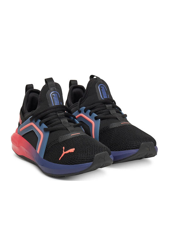Enzo 5 Kids Sports Shoes Running with Laces Black