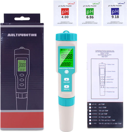 Noyafa Nf-c600 Digital 7 In 1 Ph Tds Ec Salt S G Temp Meter Acidi