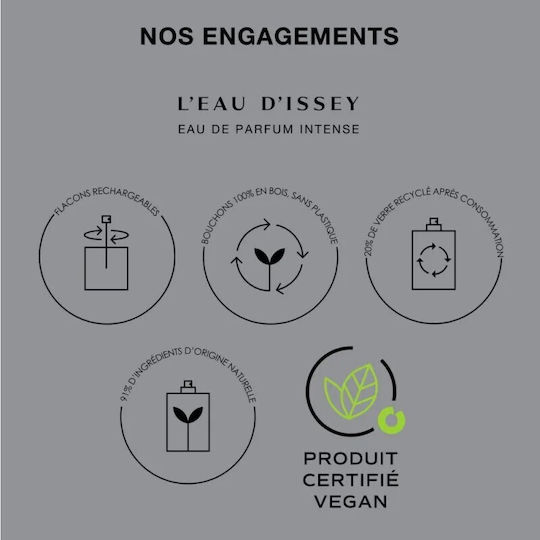 Issey Miyake L'eau D'issey Intense Damenparfums Eau de Parfum Nachfüllbar 100ml