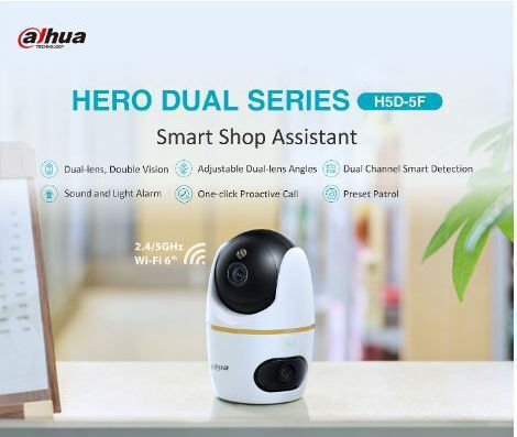 Dahua H5D-5F IP Surveillance Camera Wi-Fi Full HD+ 5MP with Two-Way Communication and Lens 3.6mm