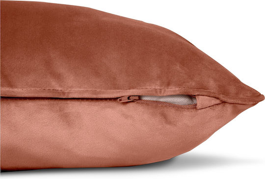 Fatboy Μαξιλάρι Καναπέ από Βελούδο Recycled Rose Quartz 50x50εκ.