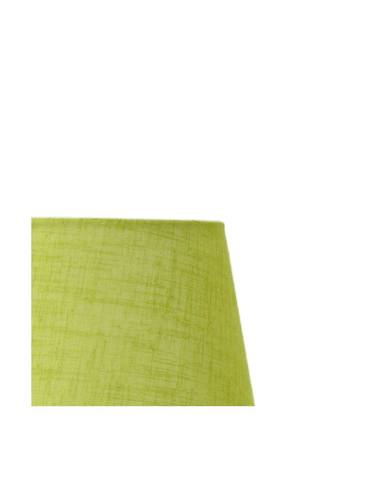Veis Glass Table Lamp for Socket E14 with Green Shade and White Base