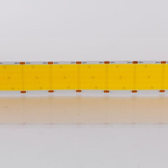 Eurolamp Banda LED 24V Alb Rece Lumină 10m Tip COB