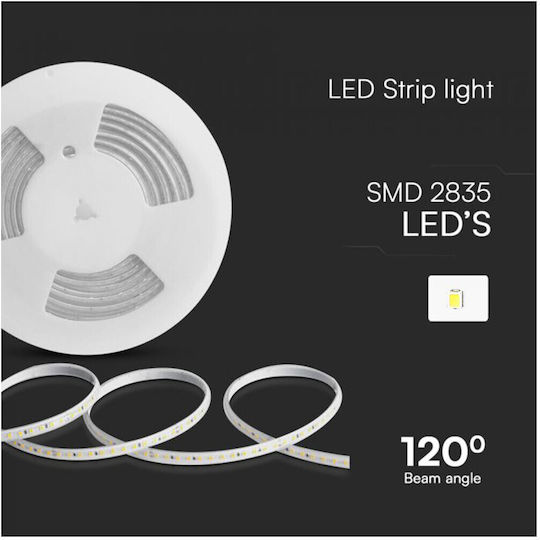 V-TAC Waterproof LED Strip 220V Green Light 10m Type SMD2835