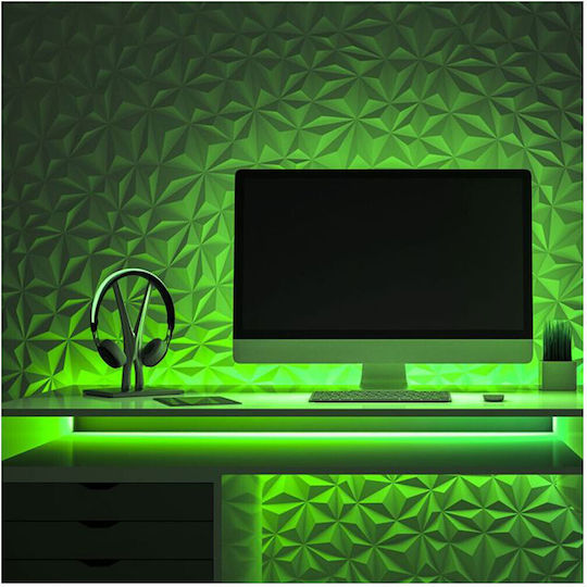 V-TAC Waterproof LED Strip 220V Green Light 10m Type SMD2835