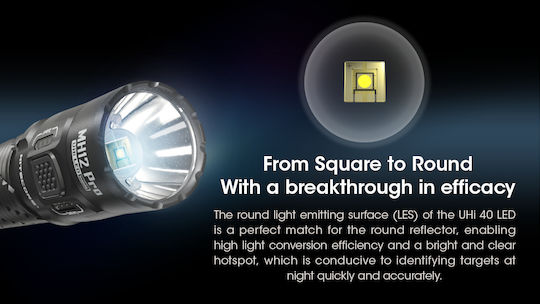 NiteCore LED IP68 с Максимална Яркост 3300лм Hybrid MH12 Pro Черен