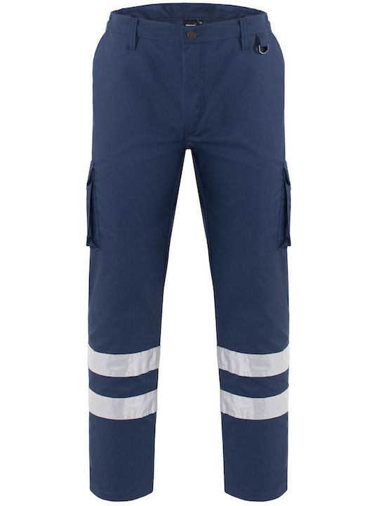 Axon Classic Reflective Work Trousers Navy Blue