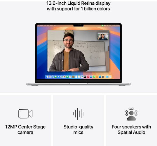 Apple MacBook Air 13.6 IPS Retina Display (M4 10-Core 24GB 512GB SSD 10-Core GPU) with 35W Charger (Dual Port) Midnight International English Keyboard