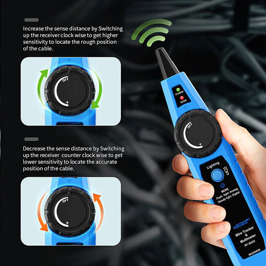 Noyafa Nf-b509 Network Tester Tracker Multimeter Color