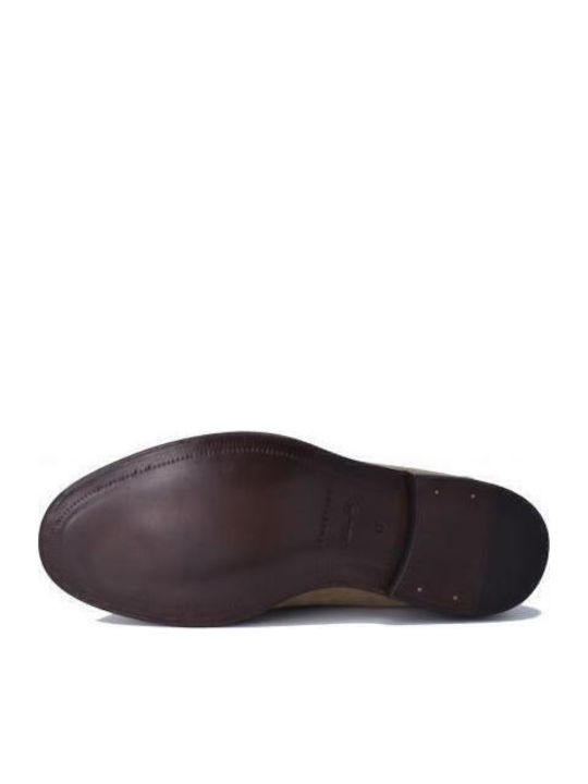 Suede Ανδρικά Loafers σε Καφέ Χρώμα
