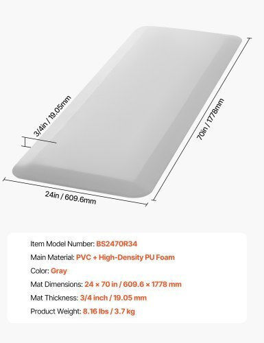 Vevor Sturzschutzmatte für Senioren 3/4-Zoll 24 x 70 Zoll Dlfsdfshcddw2mnmjv0
