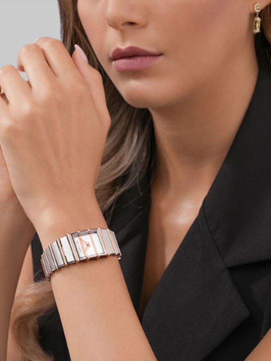 Cerruti Ceas de Damă cu Argintiu Brățară Metalică
