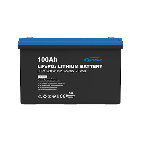 Epsolar Μπαταρία Φωτοβολταϊκών Λιθίου 12.8V 100Ah (13-LFP1.28KWH12.8V-P65L2EV50)