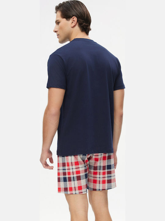 Minerva Calico Summer Check Marine