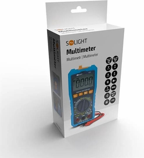 Solight Multimetru digital cu Măsurare AC / DC / Rezistență / Capacitate / Temperatură