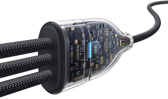 Baseus Flash Series Редовна USB към Type-C Кабел 5Спецификация Черен 1.5м (P10377503111-00)