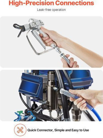 Furtun de vopsit fără aer Vevor 50ft 1/4" Universal