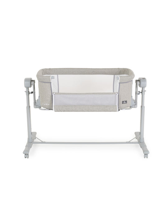 Cangaroo Cradle-Park C`est la Vie with Mattress and Wheels Light Grey