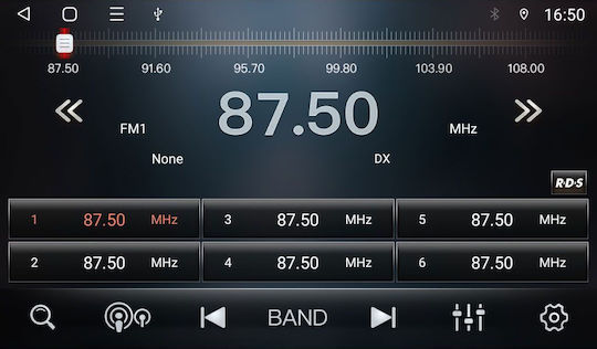 Digital IQ Auto-Audiosystem für Fiat E-Commerce-Website 2015-2023 (Bluetooth/USB/AUX/WiFi/GPS/Apple-Carplay/Android-Auto) mit Touchscreen 7"
