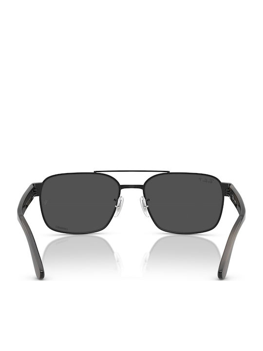 Ray Ban Chromance Ανδρικά Γυαλιά Ηλίου με Μαύρο Μεταλλικό Σκελετό και Μαύρο Polarized Φακό RB3751CH 002/K8