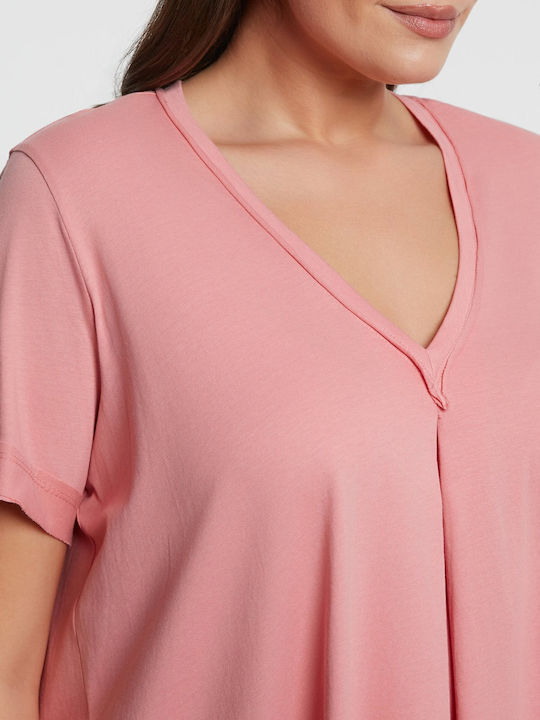 Women's T-shirt Pink 8139.1112.NETTO Dark Pink