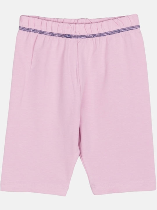 Kinder-Set mit Shorts Sommer 2Stück Pink Disco Leds