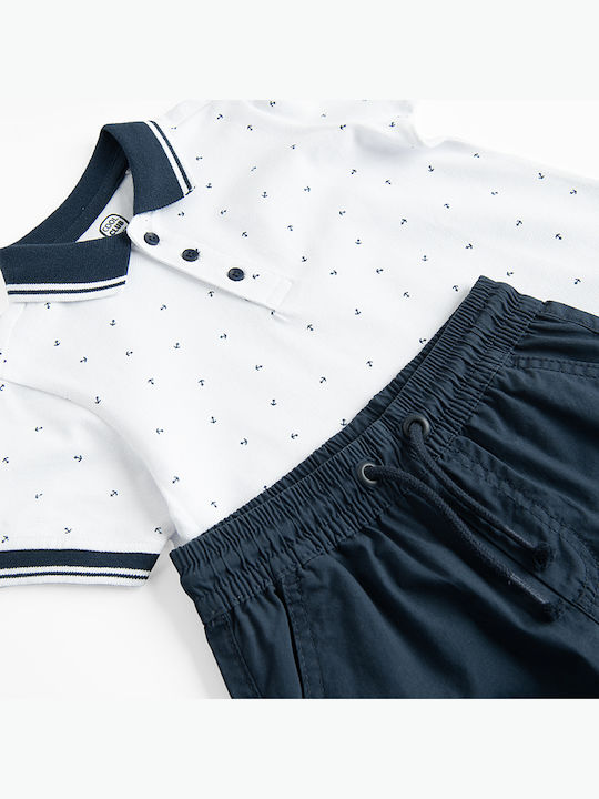 Комплект Лято 2бр White, Dark Blue