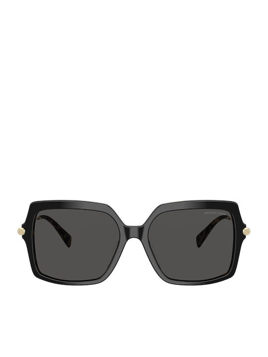 Michael Kors Quogue Women's Sunglasses with Black Plastic Frame and Black Lens MK2247U 3950