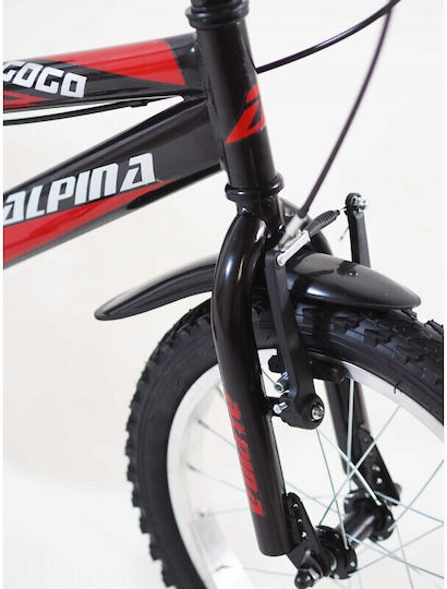 Alpina GoGo 14" Kids' Bicycle BMX Black