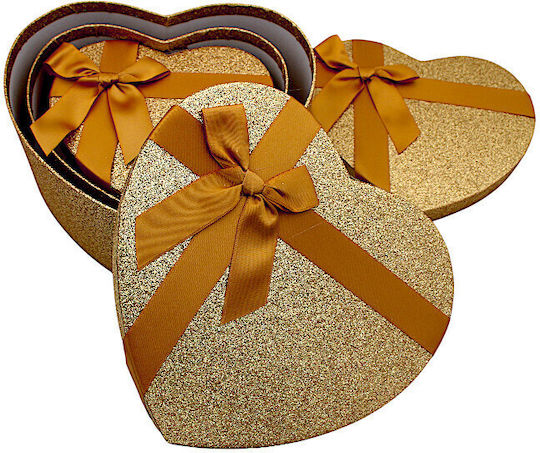 Box für Geschenke Gold 3Stück