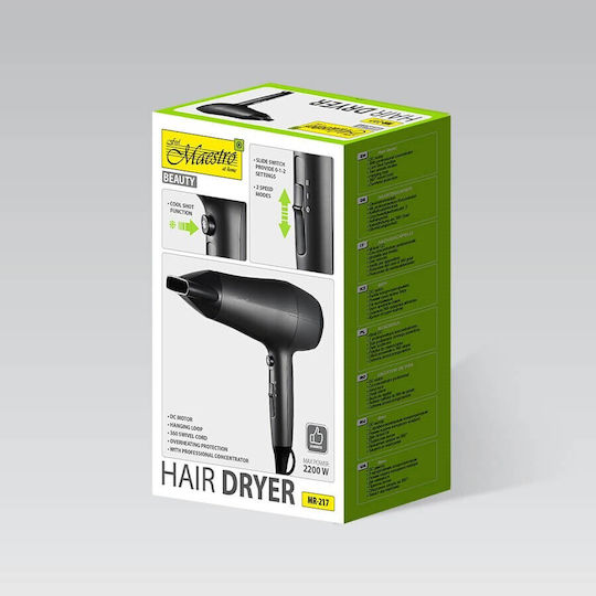 Maestro Hair Dryer Πιστολάκι Μαλλιών 2100W