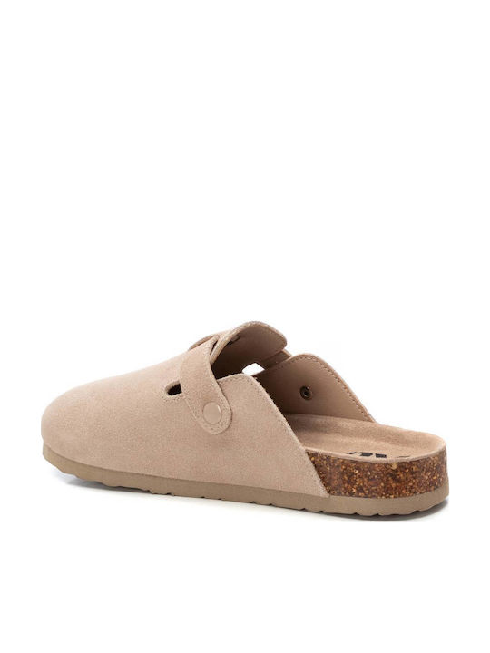 Xti Damen Clogs Beige
