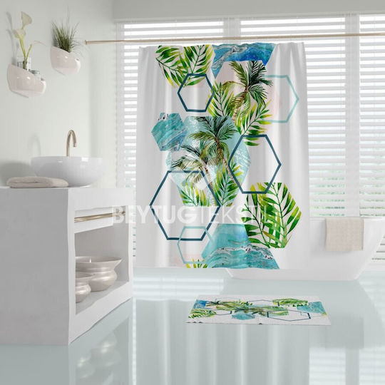 Tropik Home Душ завеса Тъканна 180x200см Island